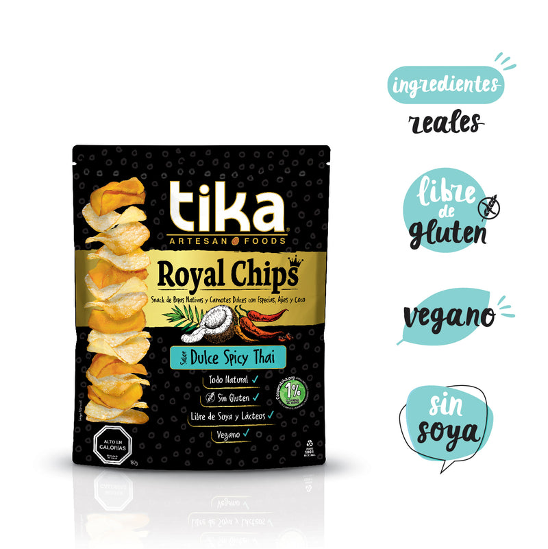 Tika Royal Chips Dulce Spicy Thai 180g