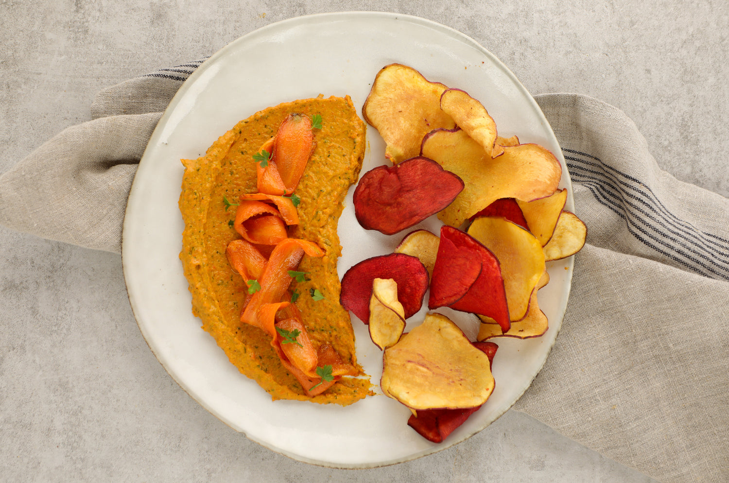 DIP DE ZANAHORIAS ASADAS Y ALMENDRAS