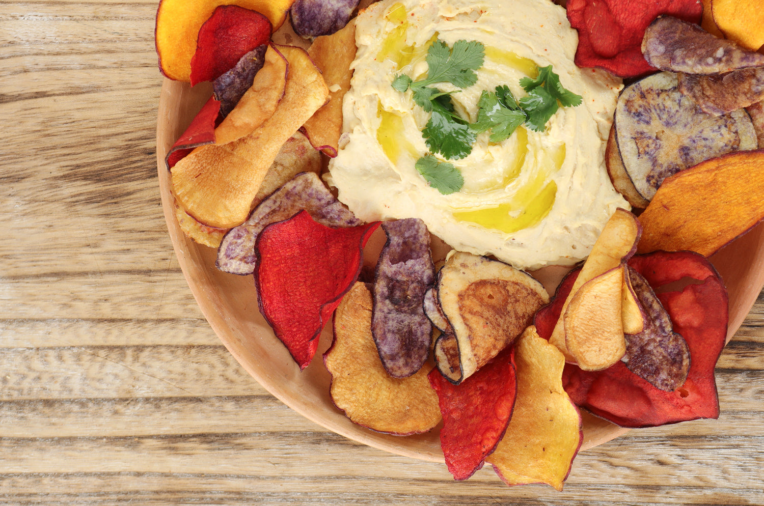 HUMMUS CON AJOS ASADOS