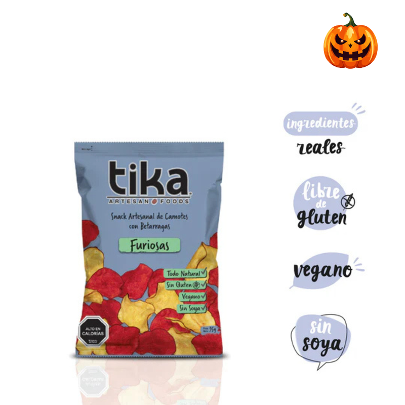 20% DCTO - Tika Veggie Chips Furiosas 35g x 48 unidades