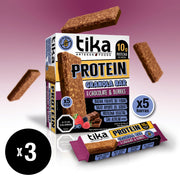 Pack 15 Barritas Tika Protein Chocolate & Berries