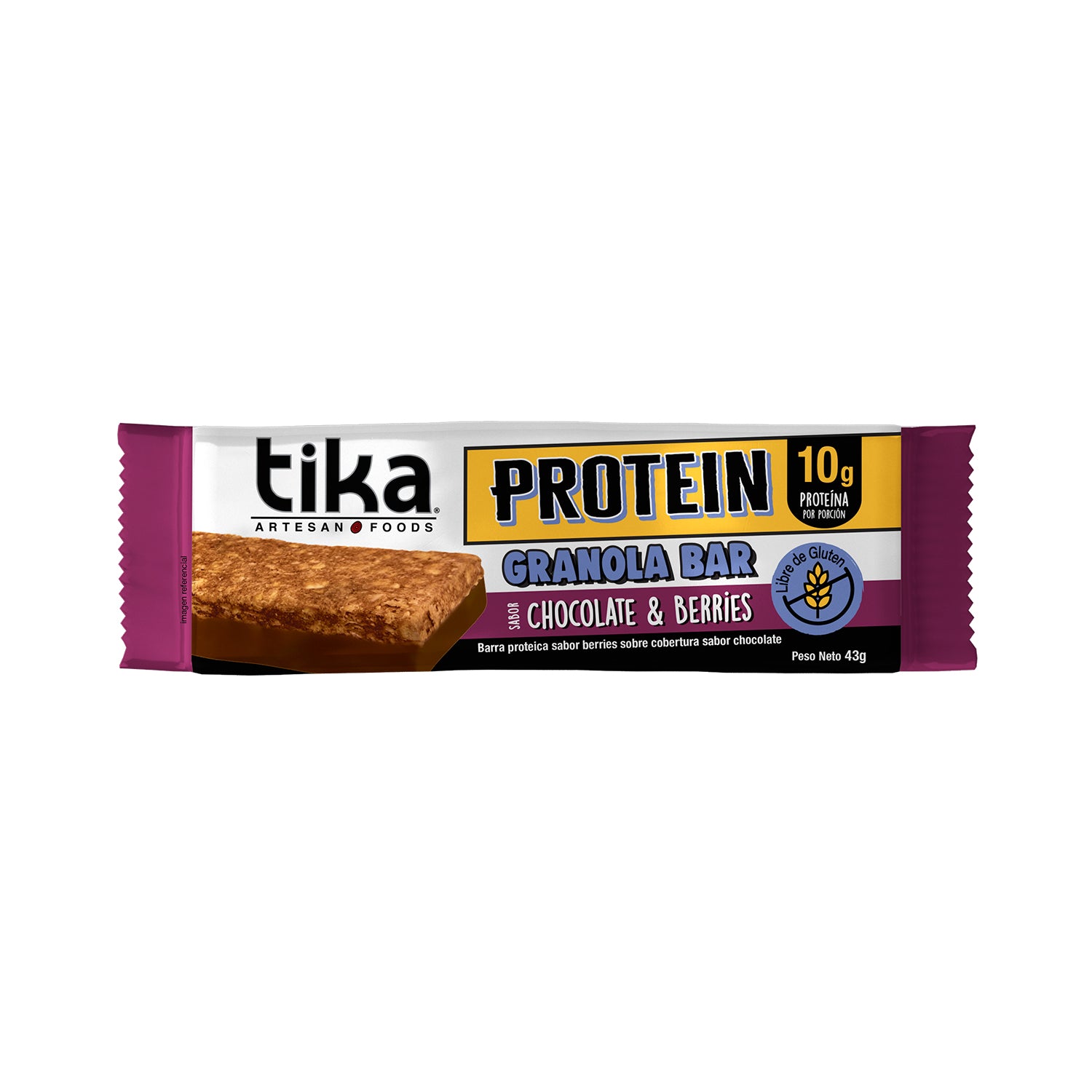 Pack [8x5] Tika Barritas Duo Sabor - 40 Colaciones