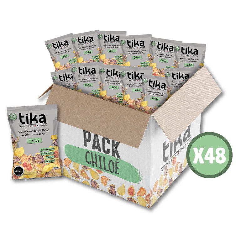 Tika Veggie Chips Chiloé 35g x 48 unidades