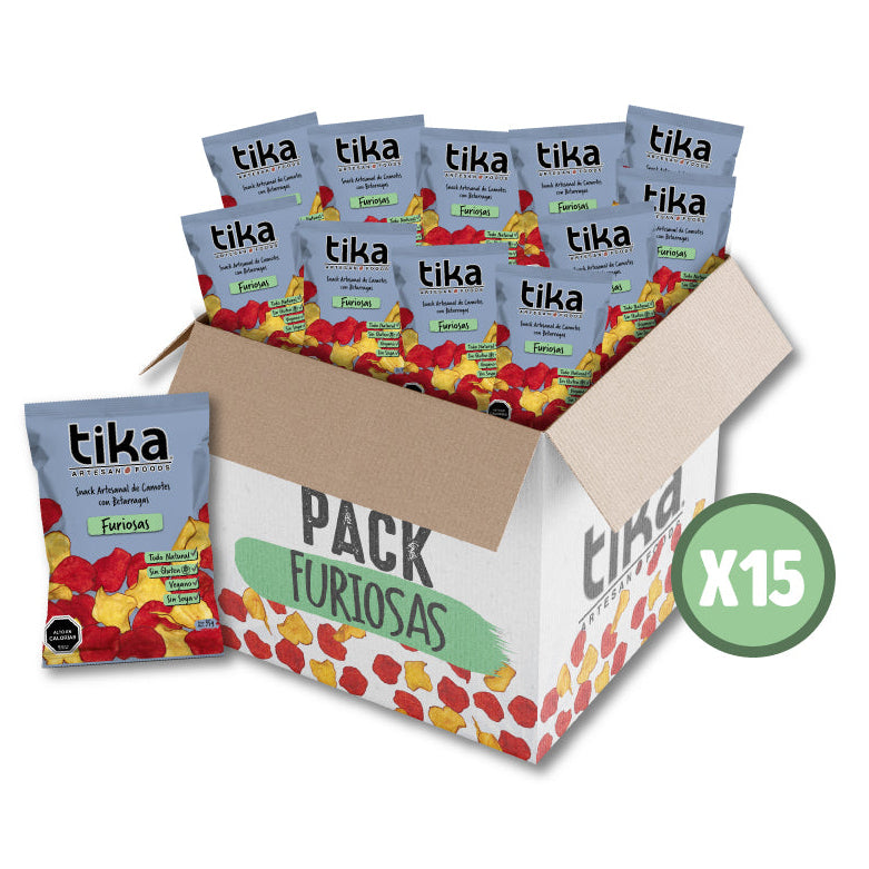 Tika Veggie Chips Furiosas 35g x 15 unidades