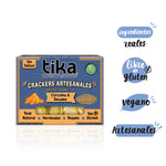 Tika Mini Crackers Turmeric &amp; Sesame 140g