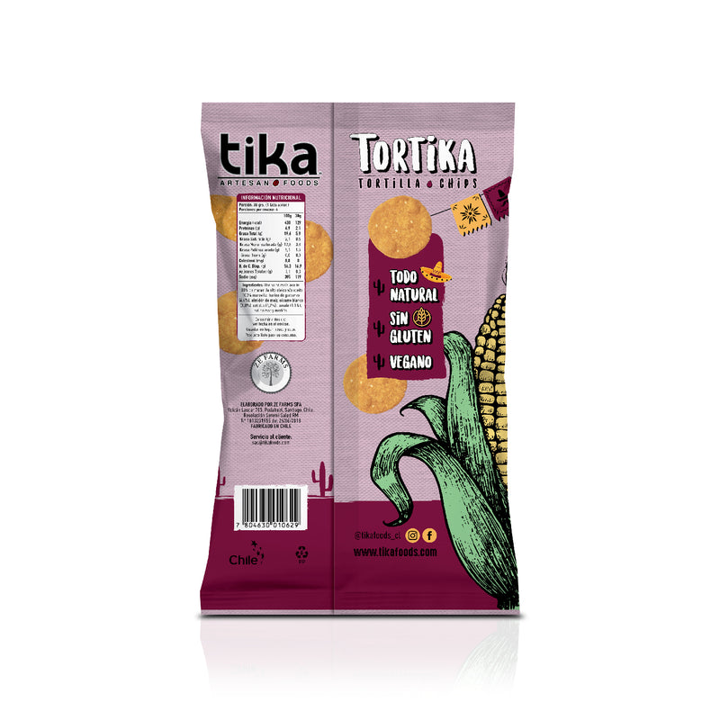 Tika Tortika Hummus & Tomate y Cebolla 180g