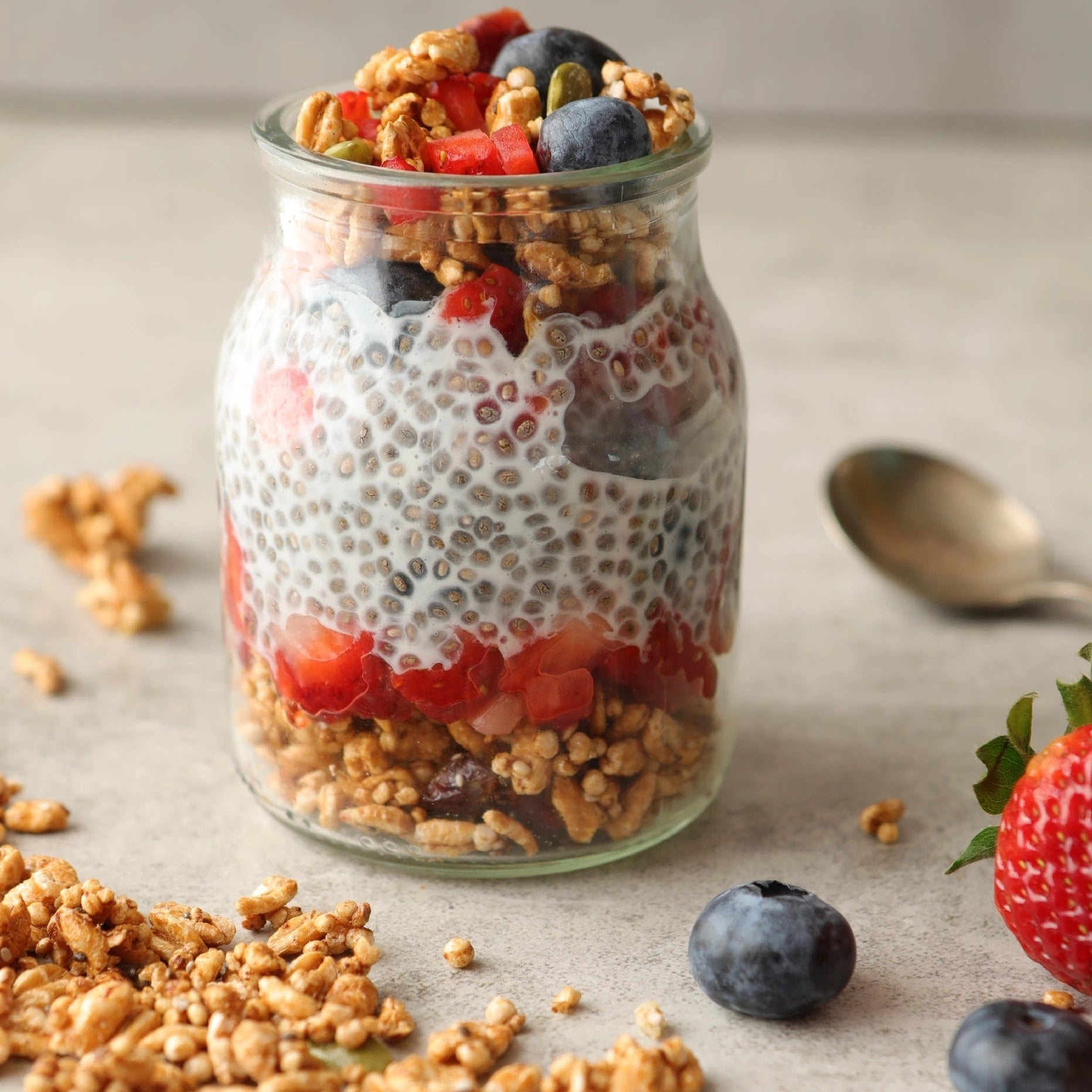 Pack Tika Protein Granola Crunchy Manjar de Campo 40g - 18 Colaciones