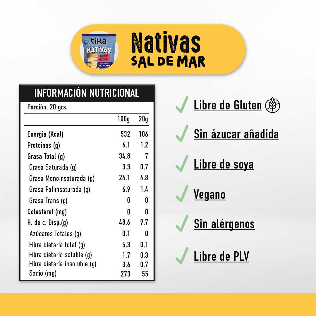 Tika Nativas Sal de Mar 150g