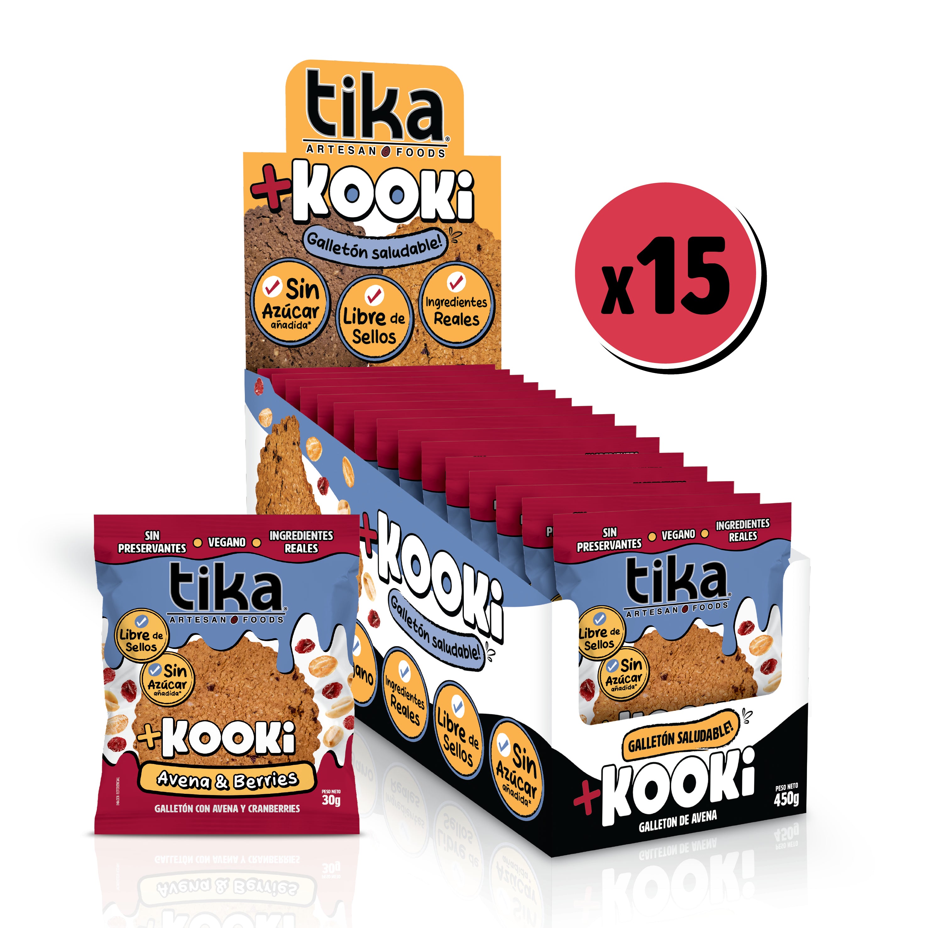Pack [15x2] Tika Kooki Duo 30g x 30