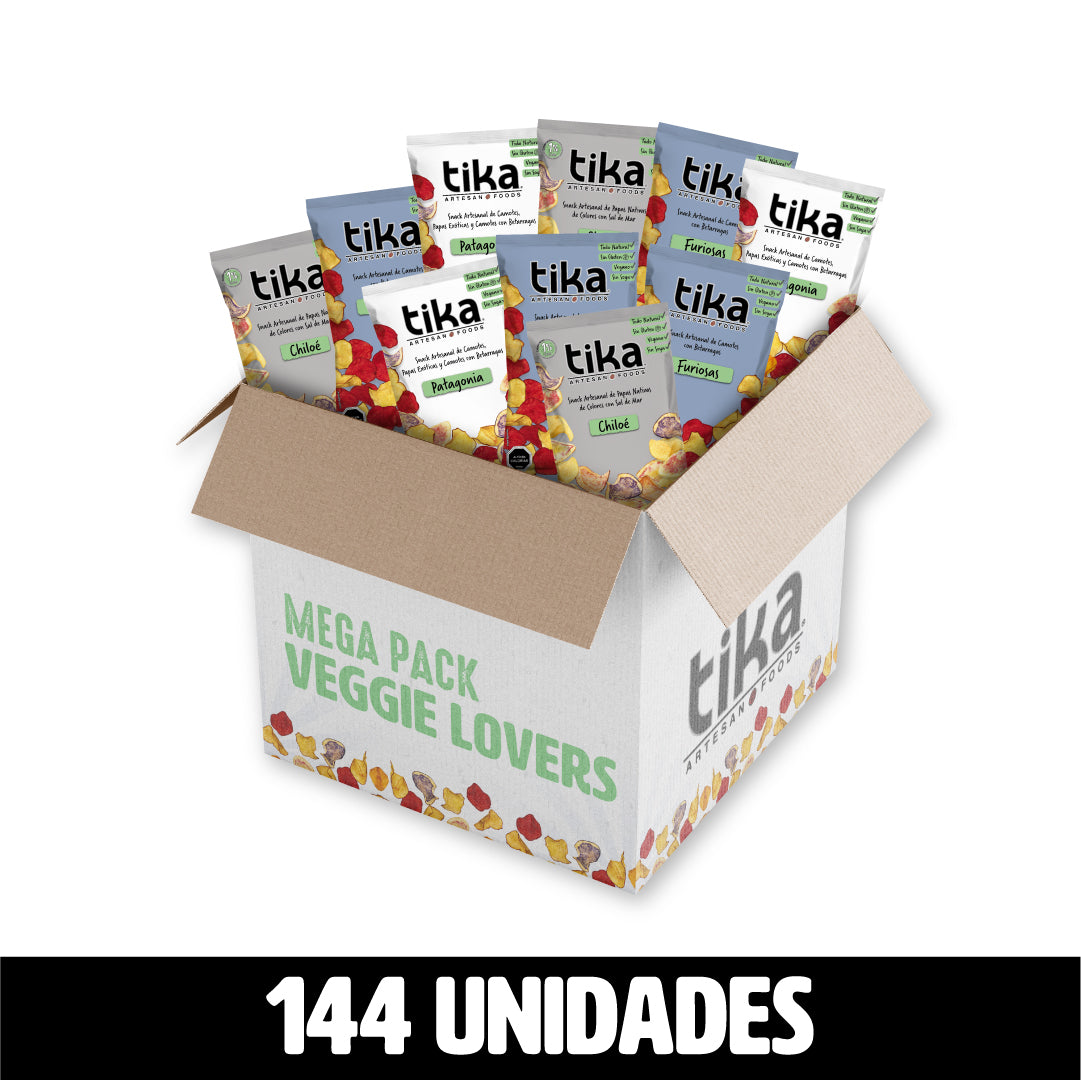 Mega Pack Veggie Lovers - 144 Colaciones