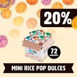20% DCTO - Pack 72 Tika Mini Rice Pop Dulces