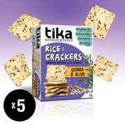 Tika Crackers Quinoa & Oliva 140g x 5 unidades