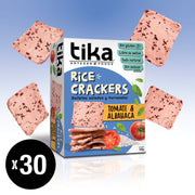 Tika Crackers Tomate & Albahaca 140g x 30 unidades