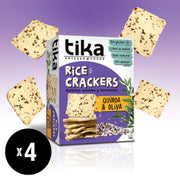 Tika Crackers Quinoa & Oliva 140g x 4 unidades