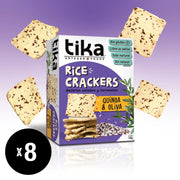 Tika Crackers Quinoa & Oliva 140g x 8 unidades