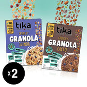 Pack 2 Tika Granola Crunchy Duo 200g