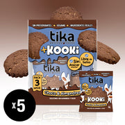 Pack 15 Galletones Tika Kooki Choco & Almendras
