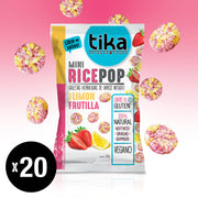 Tika Mini Rice Pop Limón Frutilla 110g x 20 unidades