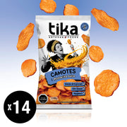 Tika Camotes Mostacita Dulce 150g x 14 unidades