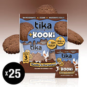 Pack 75 Galletones Tika Kooki Choco & Almendras