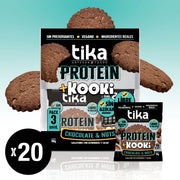 Pack 60 Galletones Tika Kooki Protein Chocolate & Nuts
