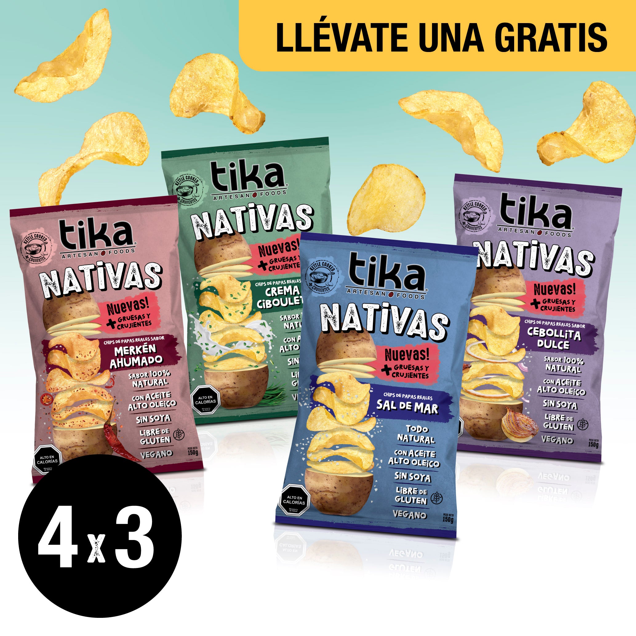 4x3 · Pack Nativas 150g
