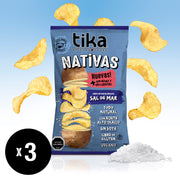 Tika Nativas Sal de Mar 150g x 3 Unidades