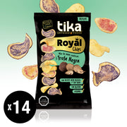 Pack 14 Tika Royal Chips Trufa Negra 150g