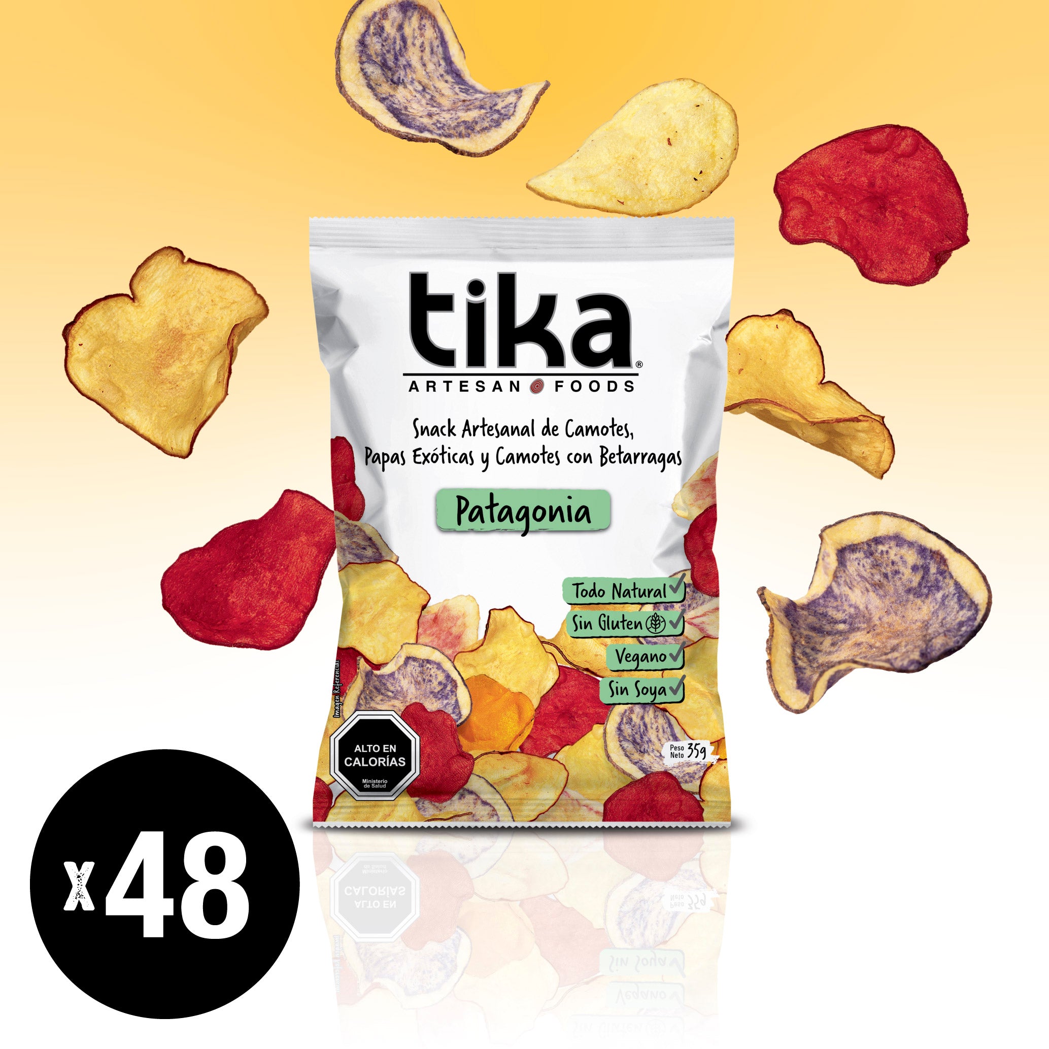 Tika Veggie Chips Patagonia 35g x 48 unidades