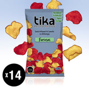 Tika Veggie Chips Furiosas 150g x 14 Unidades