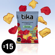 Tika Veggie Chips Furiosas 35g x 15 Colaciones