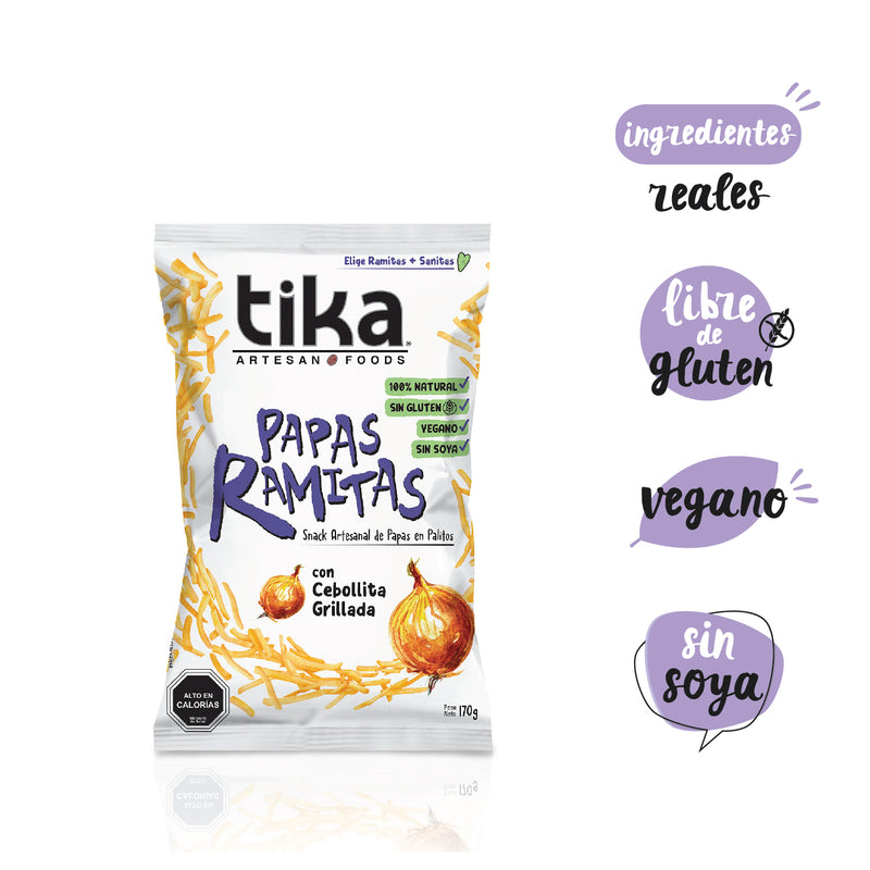 Tika Papas Ramitas Cebollita Grillada 170g