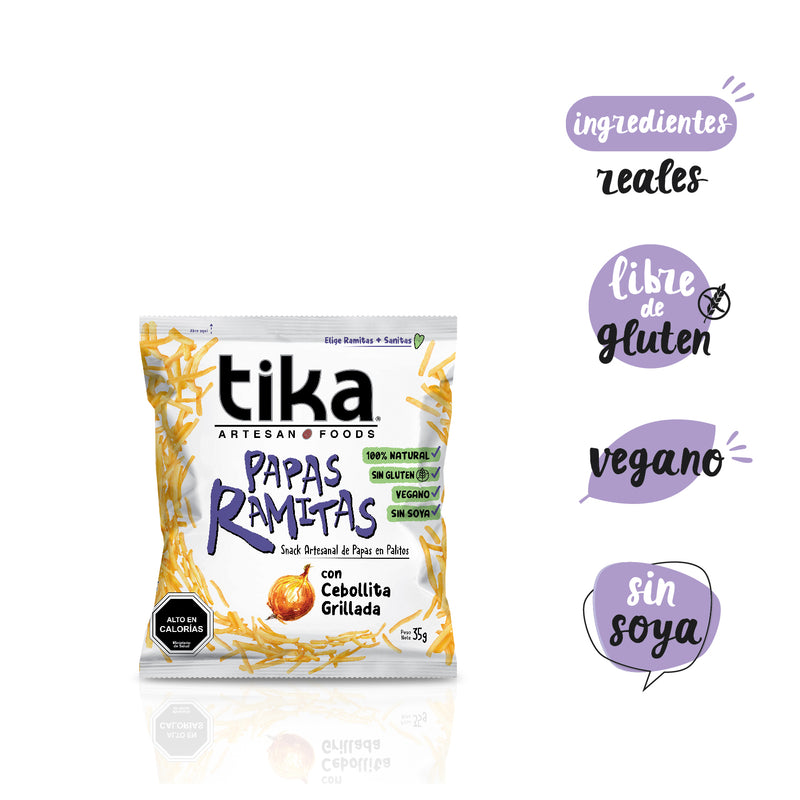 Tika Papas Ramitas Cebollita Grillada 35g