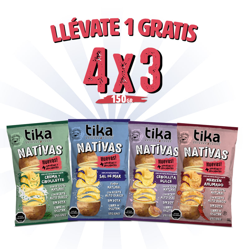 4x3 · Pack Nativas 150g
