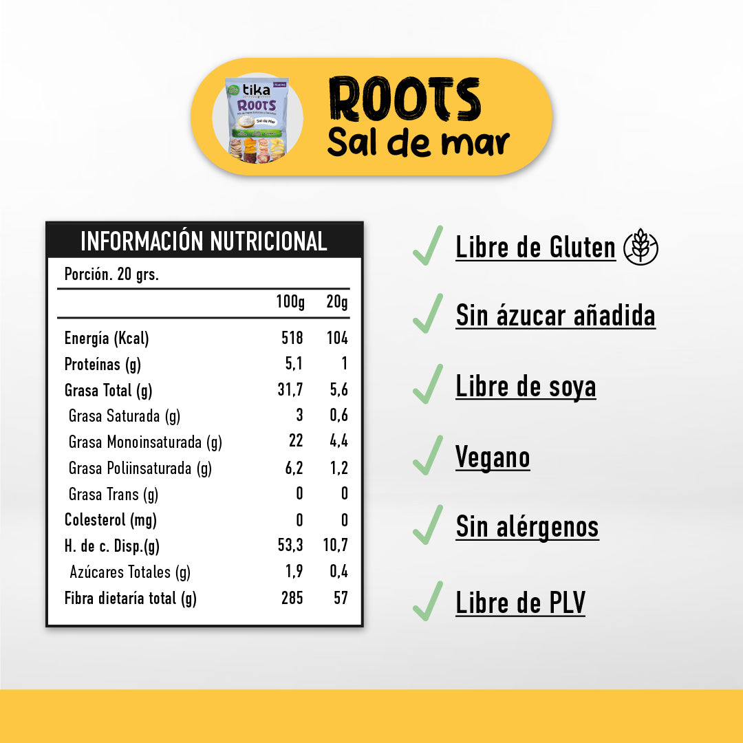 Tika Roots Sal de Mar 135g