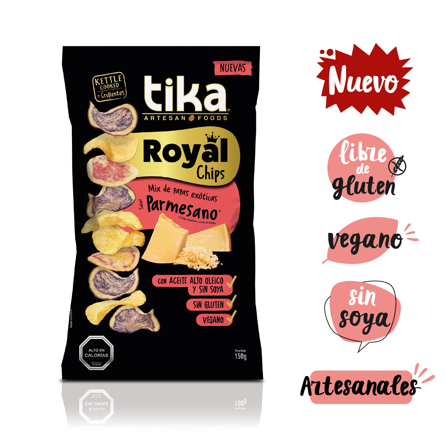 Tika Royal Chips Parmesano 150g