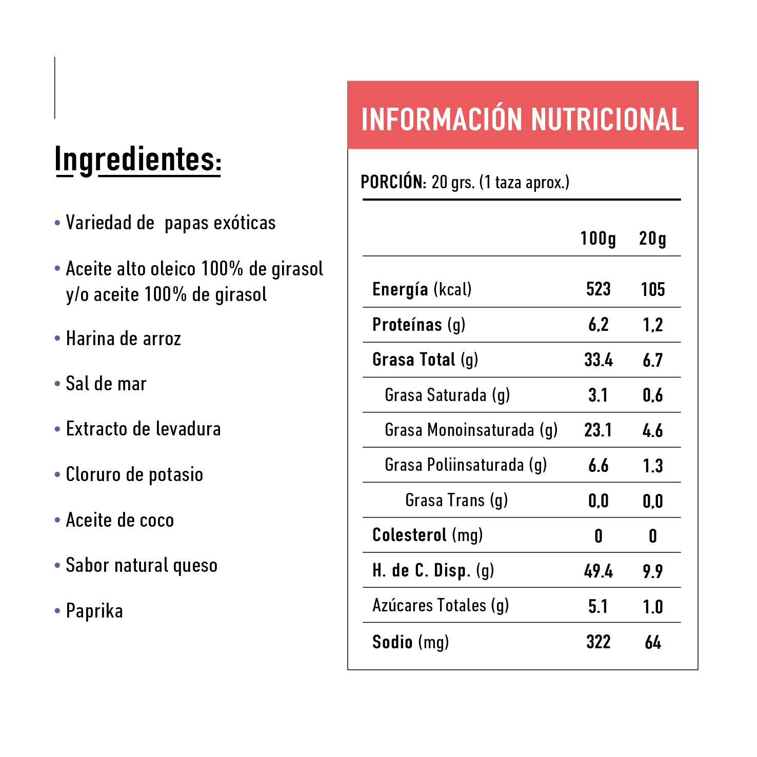 Tika Royal Chips Parmesano 35g x 48 unidades