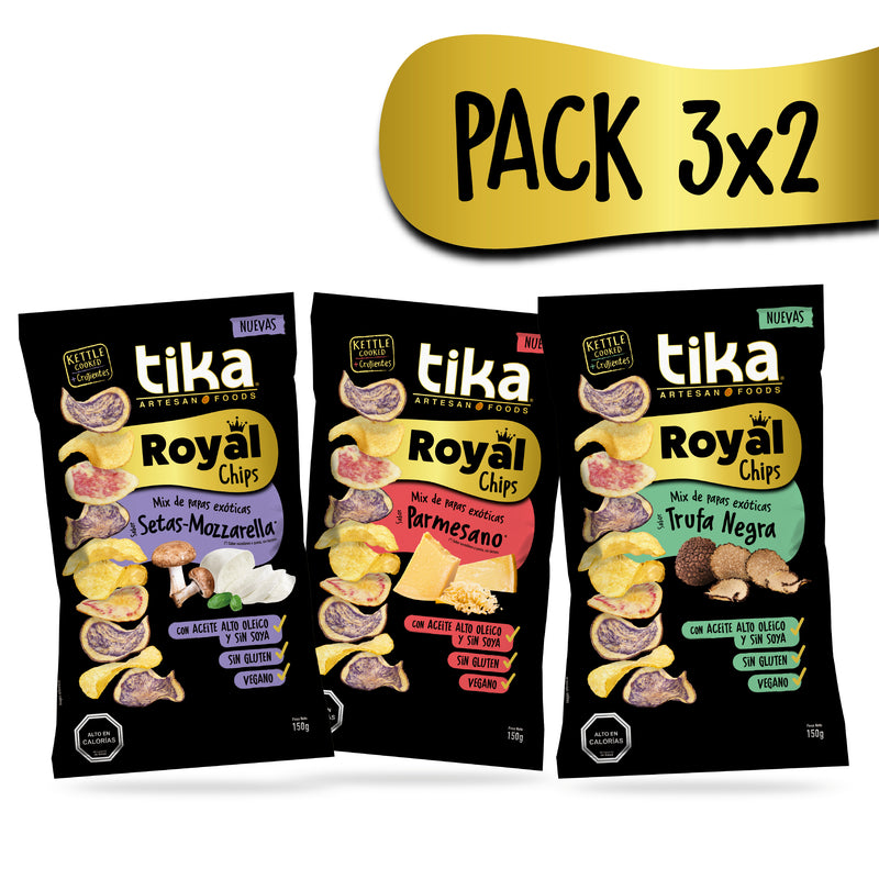 Pack Royal Chips 150g 3x2