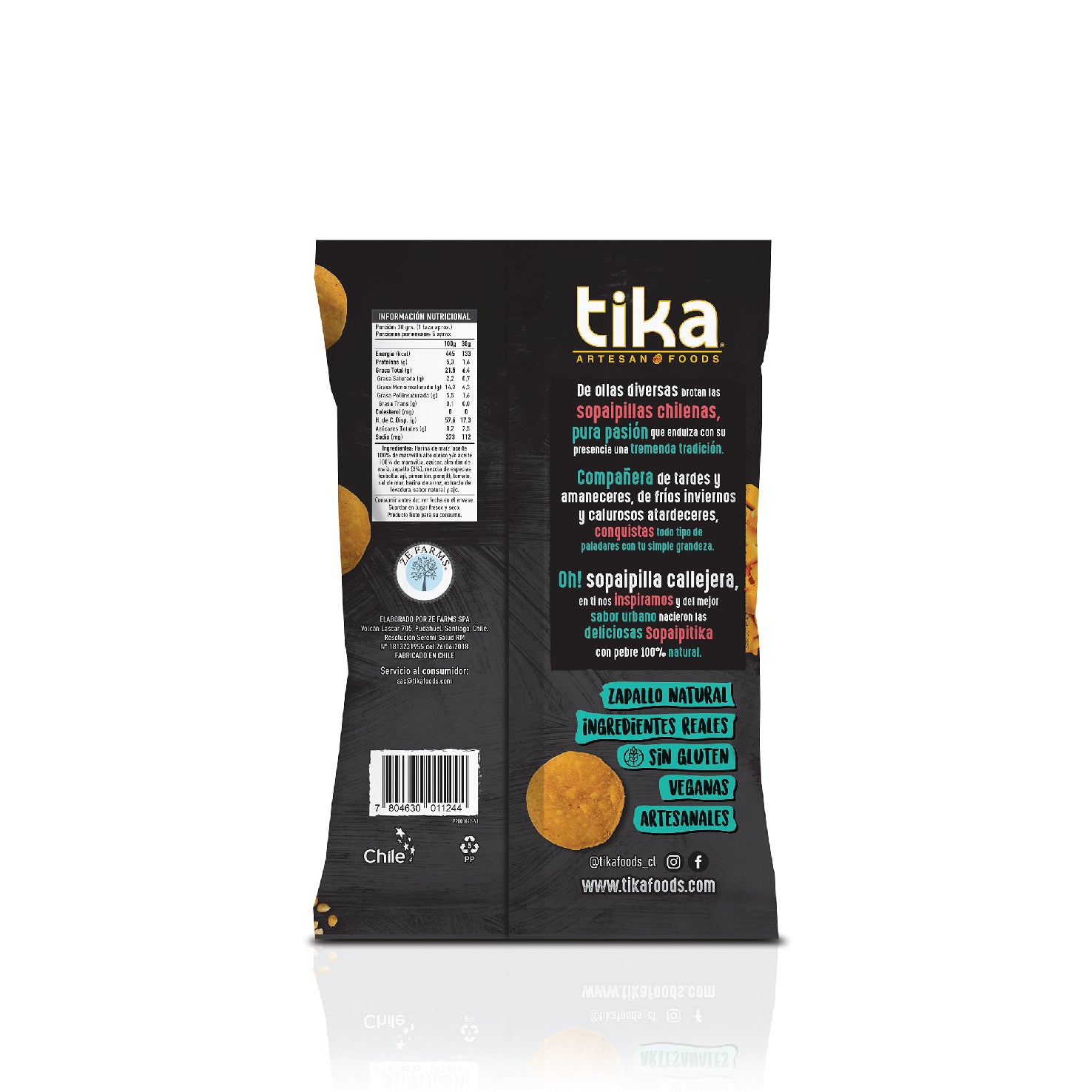 Tika Sopaipitikas Pebre Chileno 140g