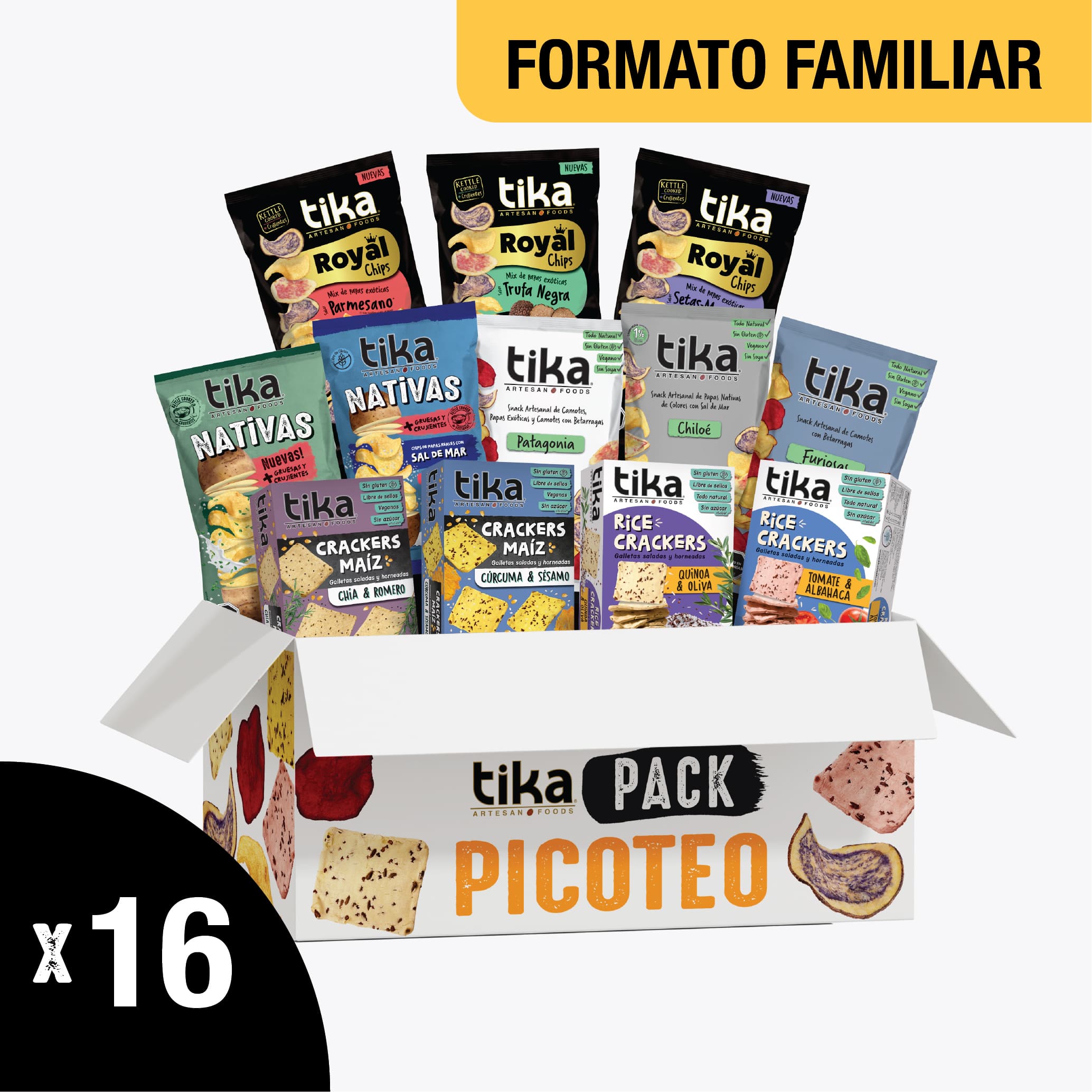 Pack Picoteo - 16 unidades