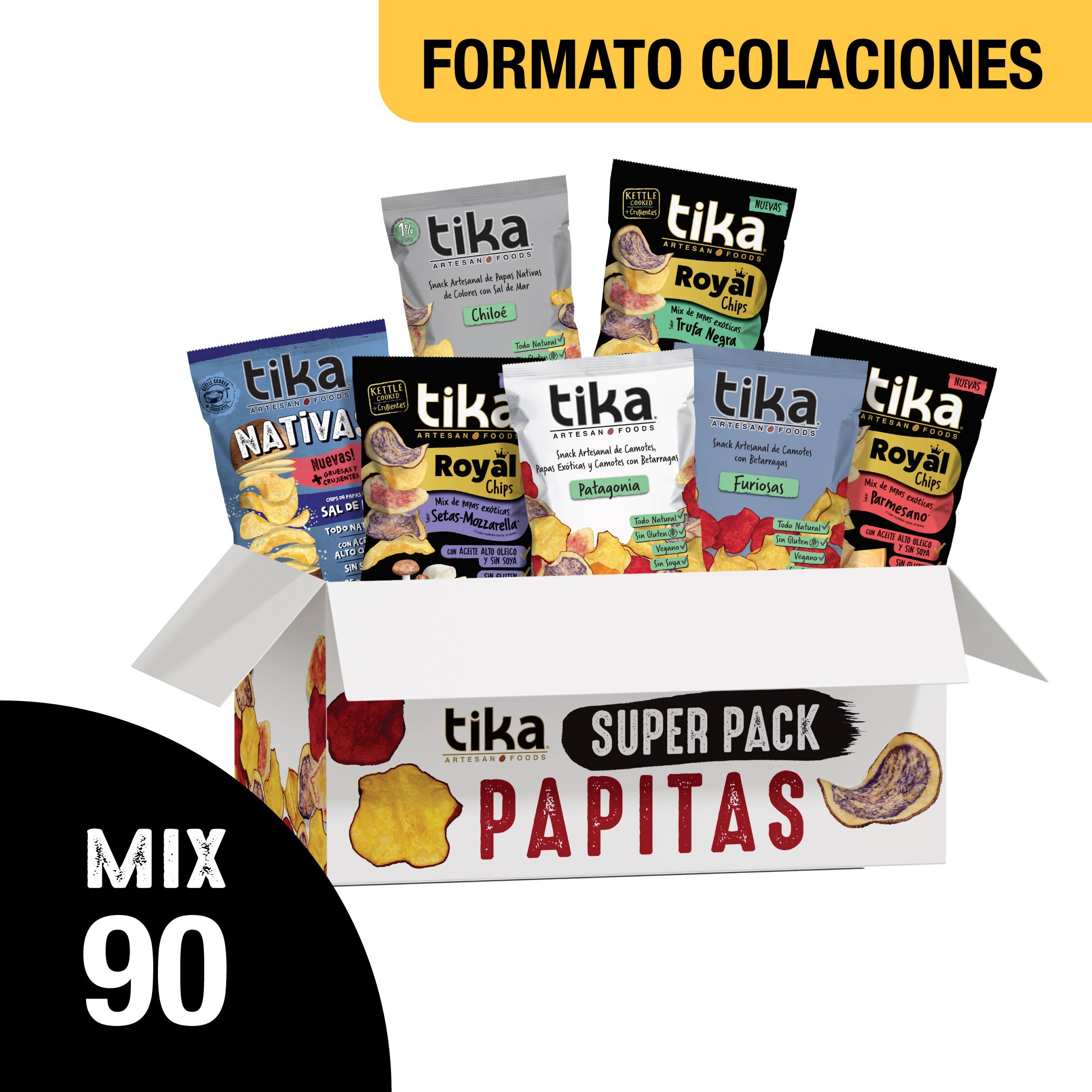 Super Pack Papitas - 90 Colaciones