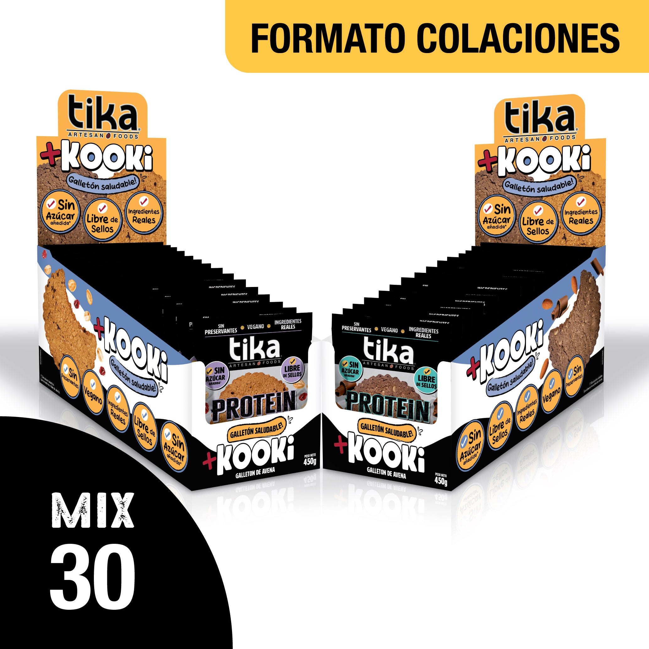 Pack [15x2] Tika Protein Kooki Duo 30g x 30