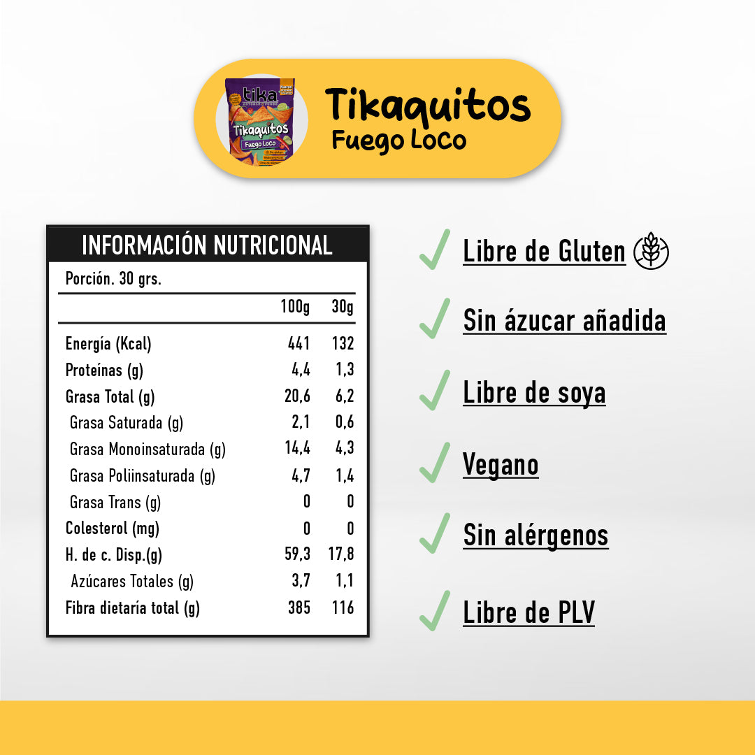 Tikaquitos Fuego Loco 150g