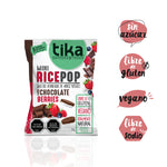 Tika Mini Rice Pop Chocolate Berries 22g