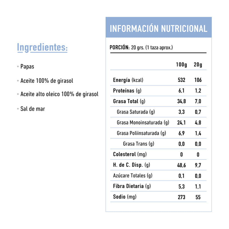 Nativas Sal de Mar 35g x 15 unidades