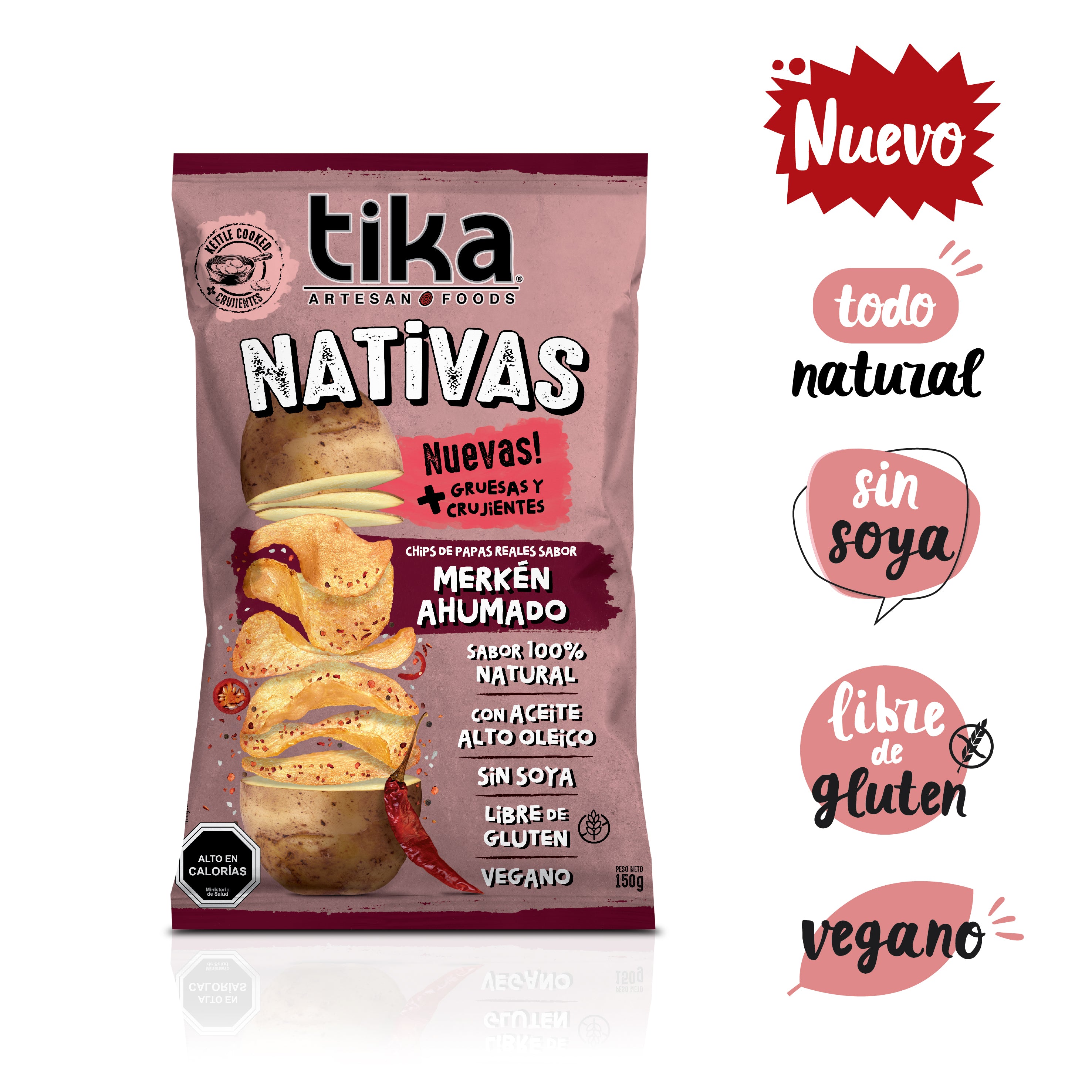 Tika Nativas Merkén Ahumado 150g