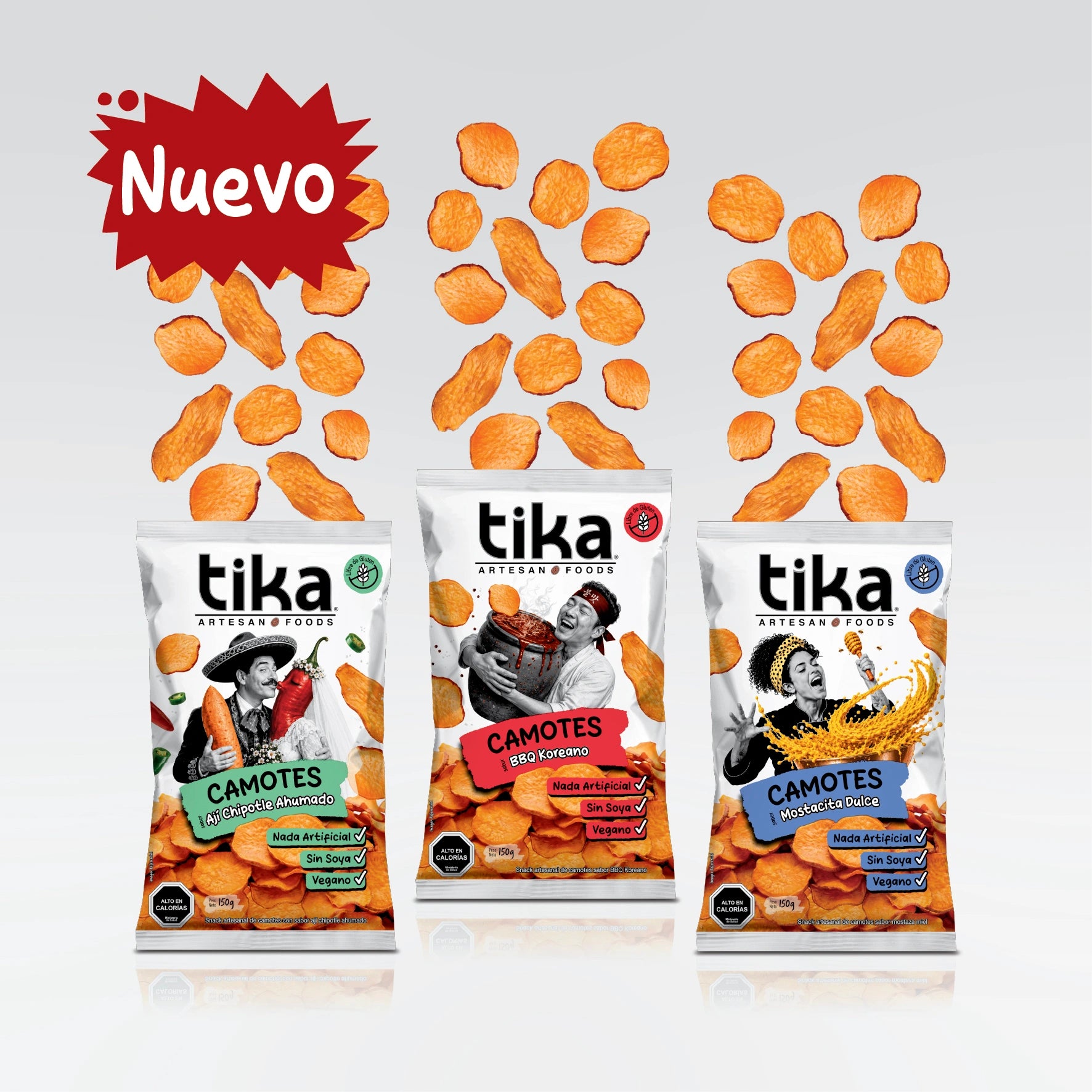 Tika Camotes BBQ Koreano 150g