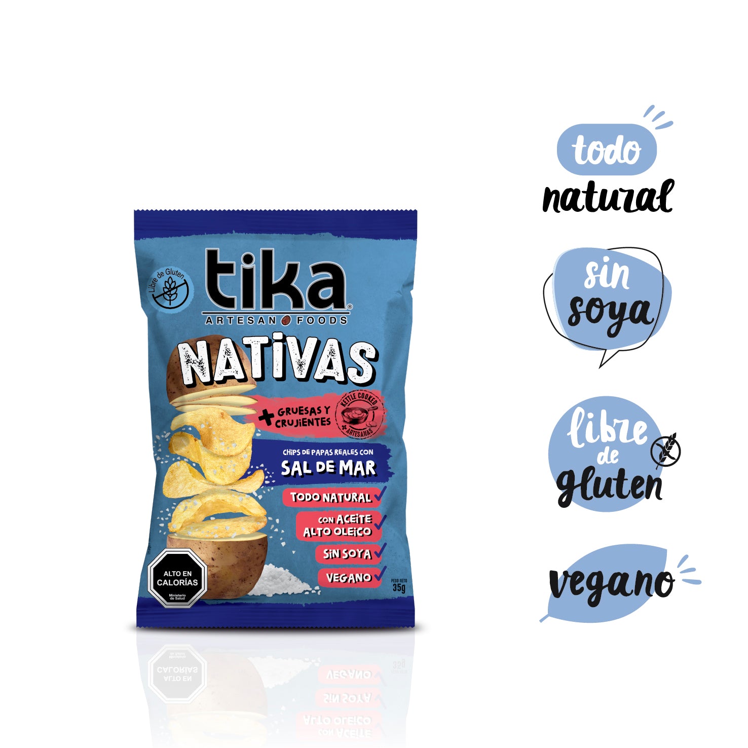 Tika Nativas Sal de Mar 35g x 48 Colaciones