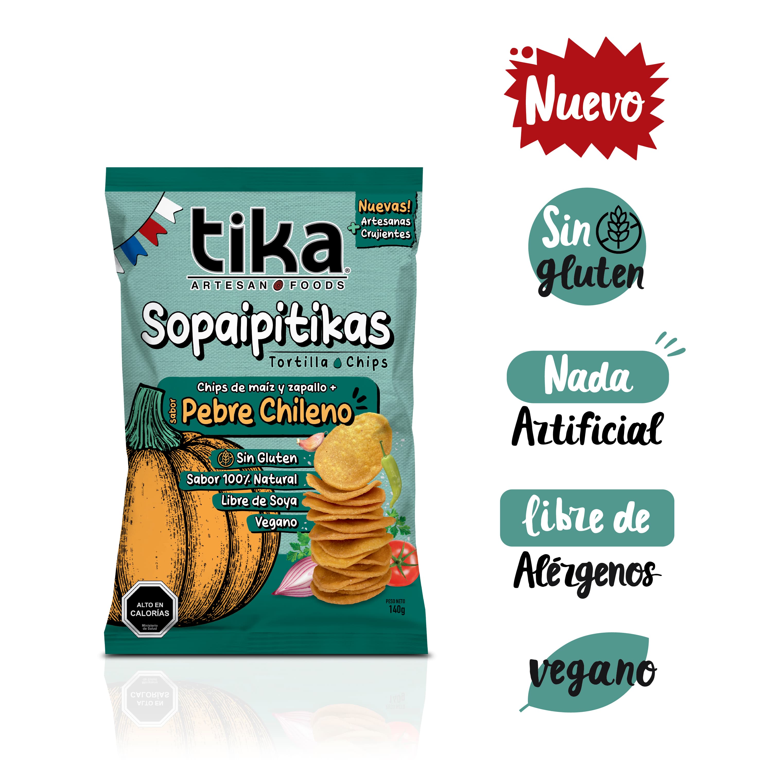 Tika Sopaipitikas Pebre Chileno 140g