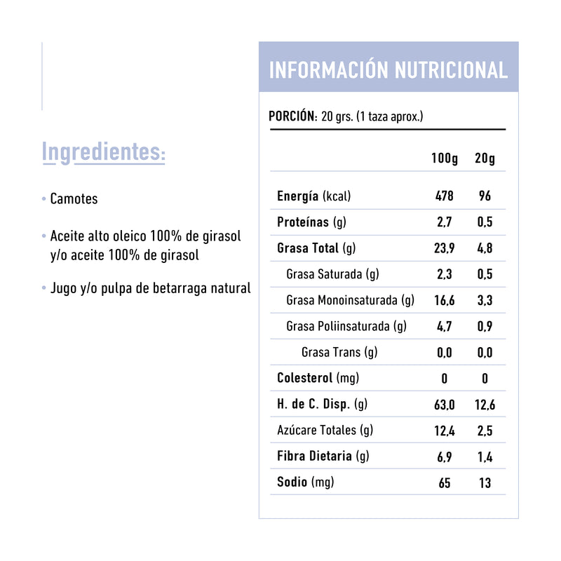 Tika Veggie Chips Furiosas 35g